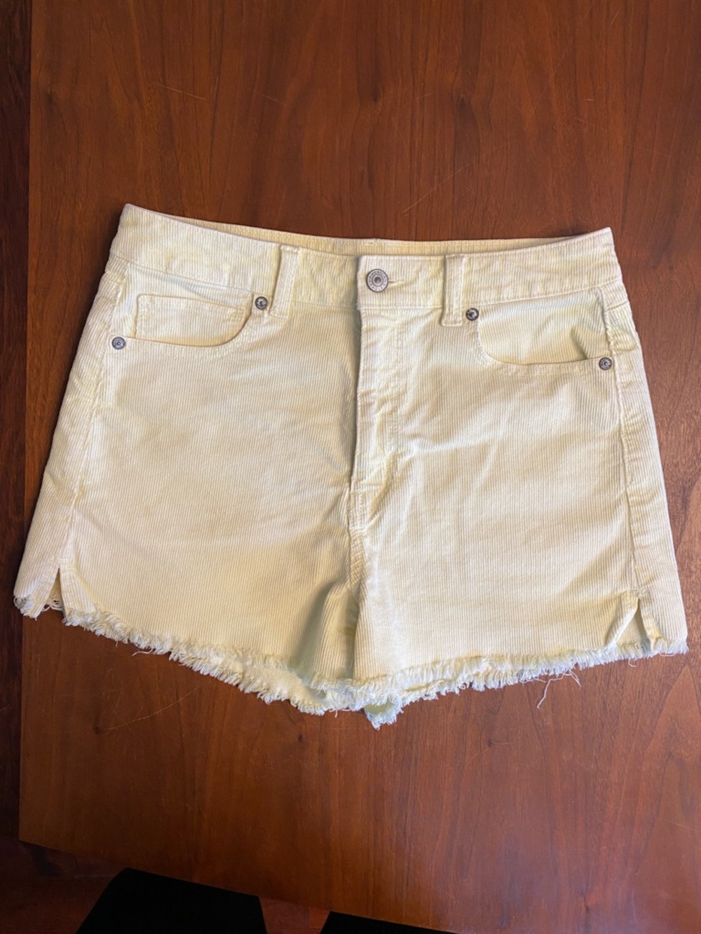 American Eagle High Rise Corduroy Shorts